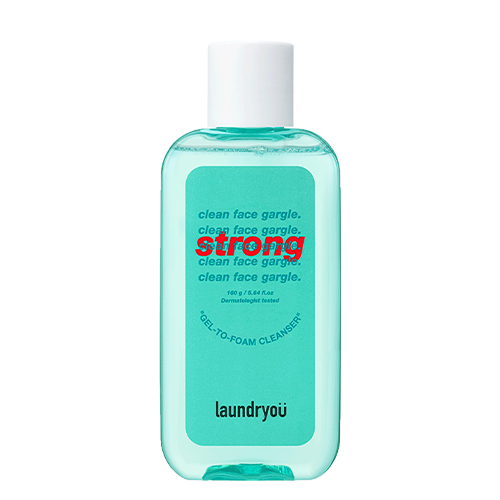 CLEAN FACE GARGLE GEL-TO-FOAM CLEANSER STRONG 160G