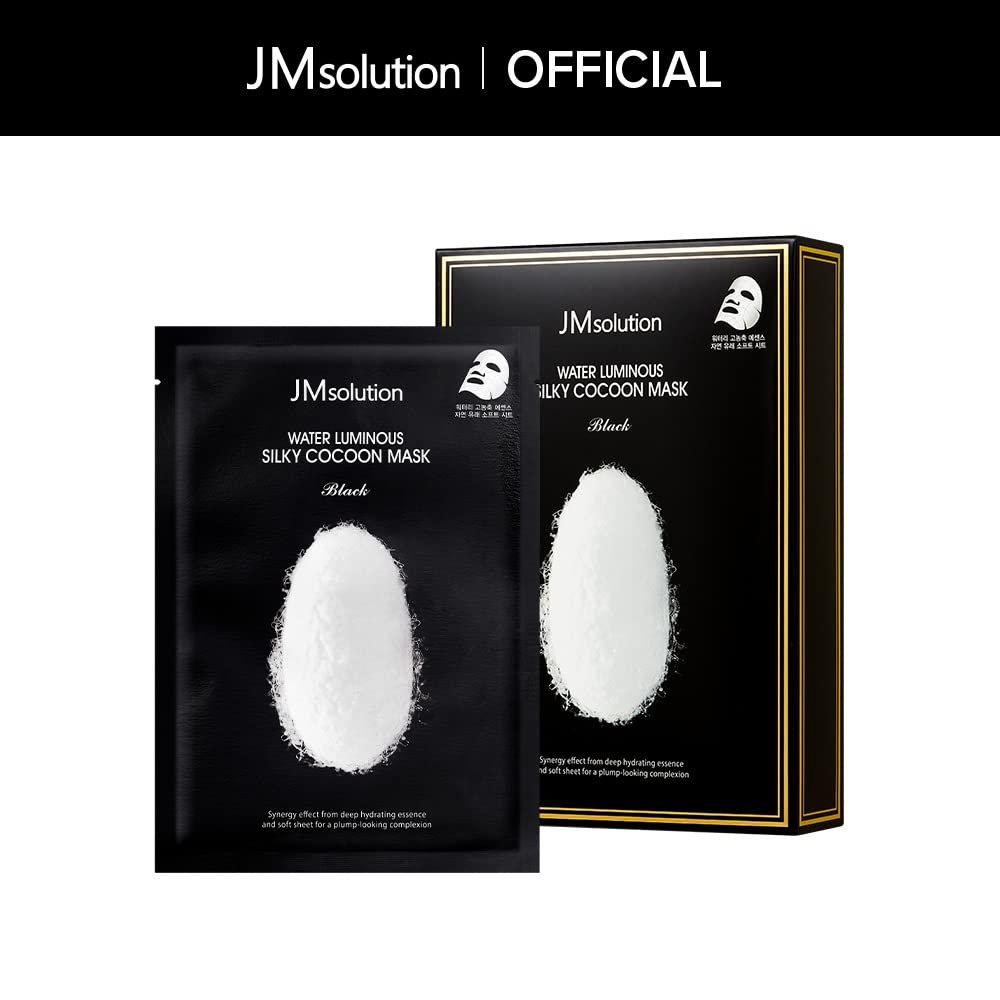 Water Luminous Silky Cocoon Mask Black