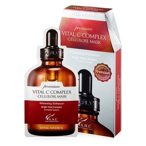 Premium Vital C Complex Cellulose Mask 27ml*5ea