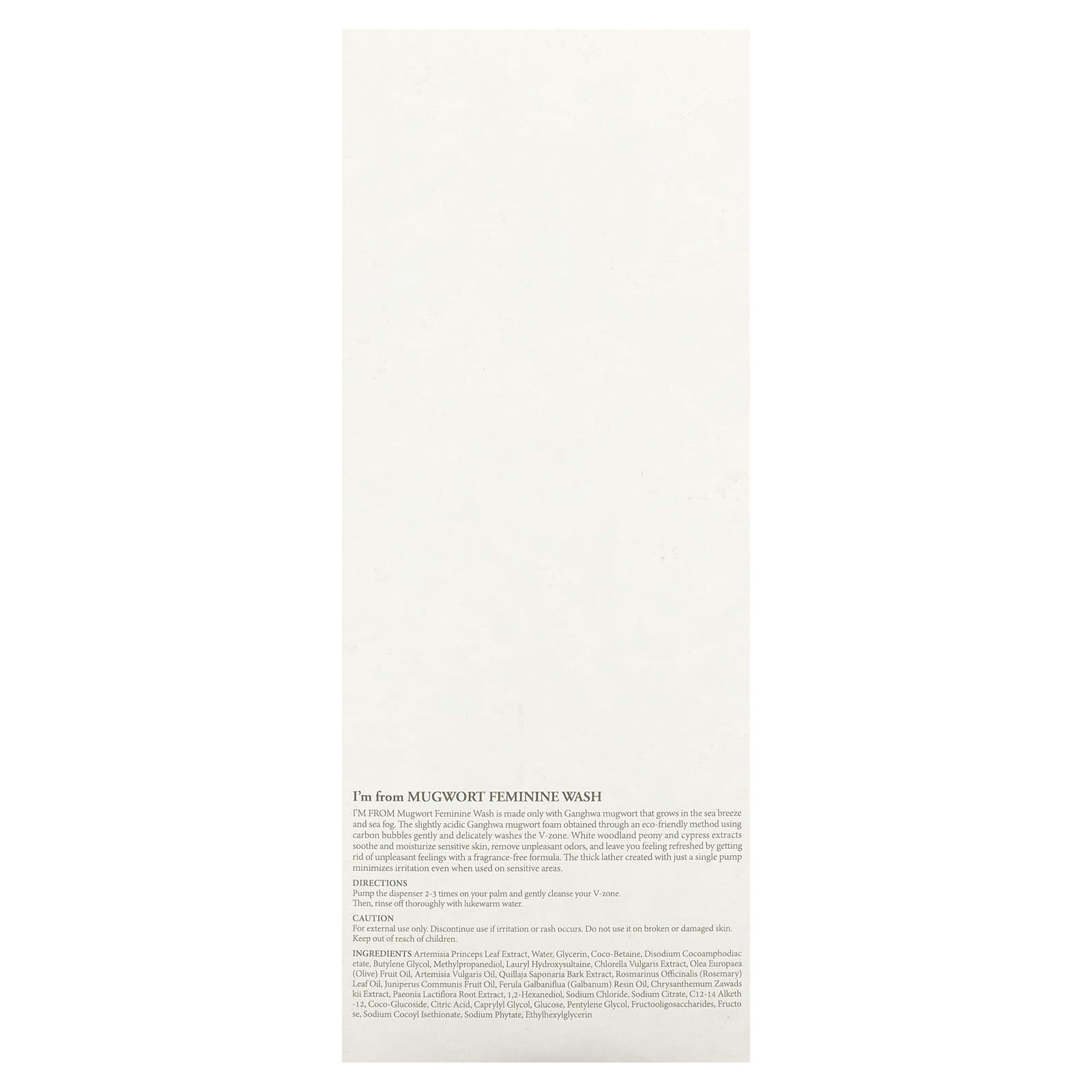 Mugwort Feminine Wash 300ml