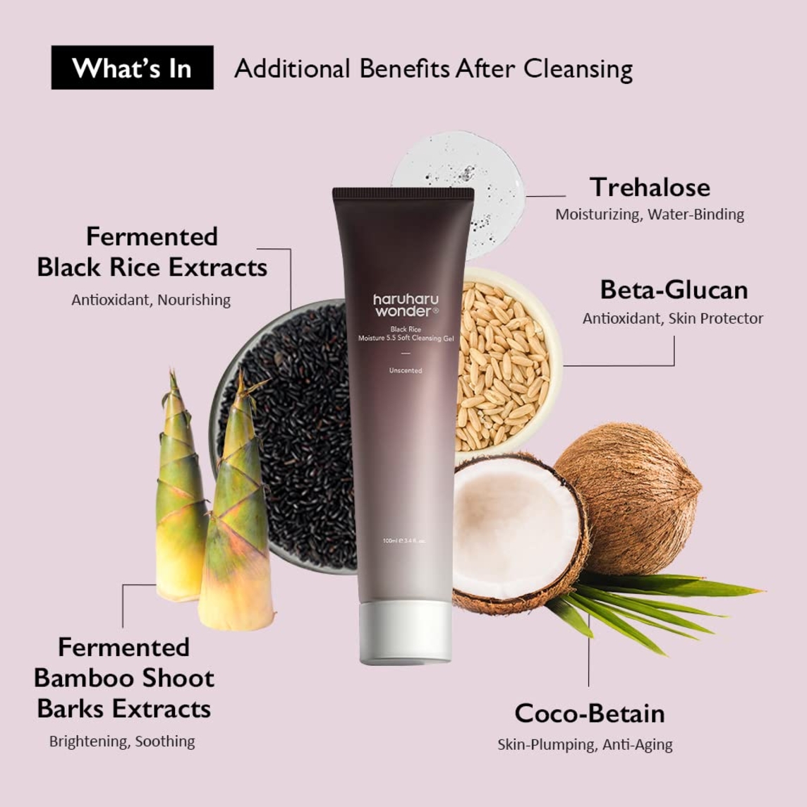  Black Rice Moisture 5.5 Soft Cleansing Gel
