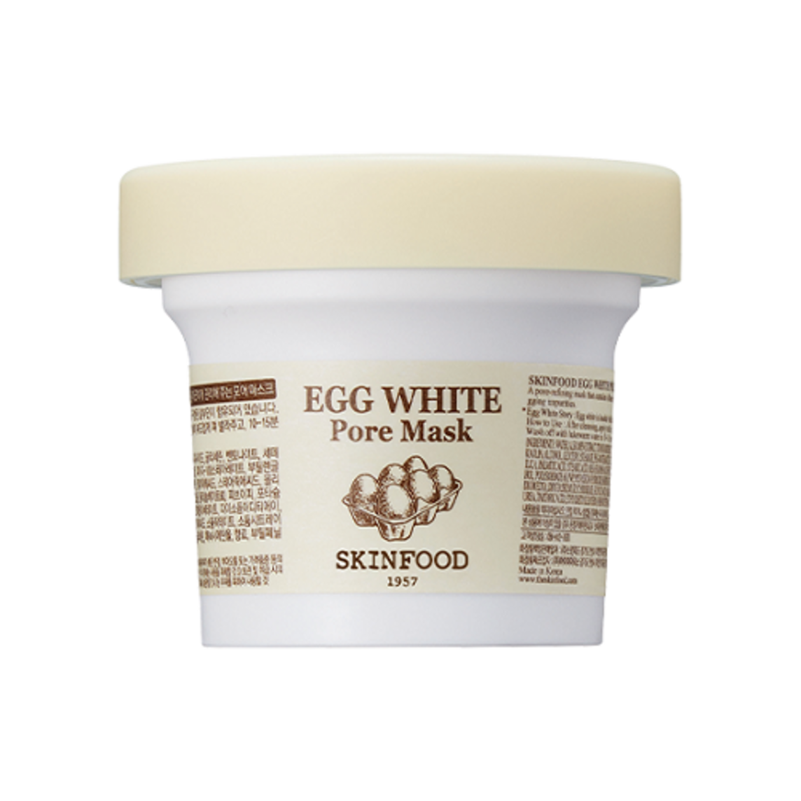EGG WHITE PORE MASK 120G