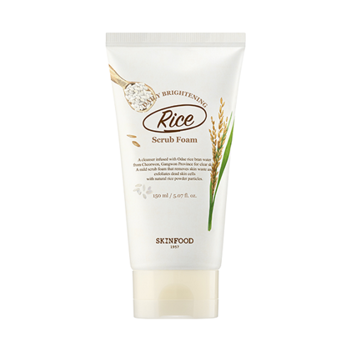 RICE DAILY BRIGHTENING SCRUB FOAM 150ML