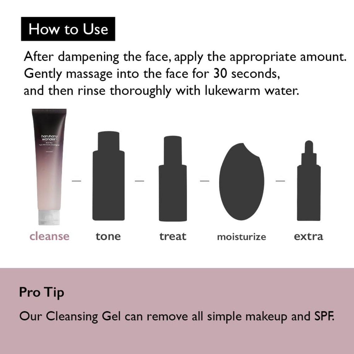  Black Rice Triple AHA Gentle Cleansing Gel