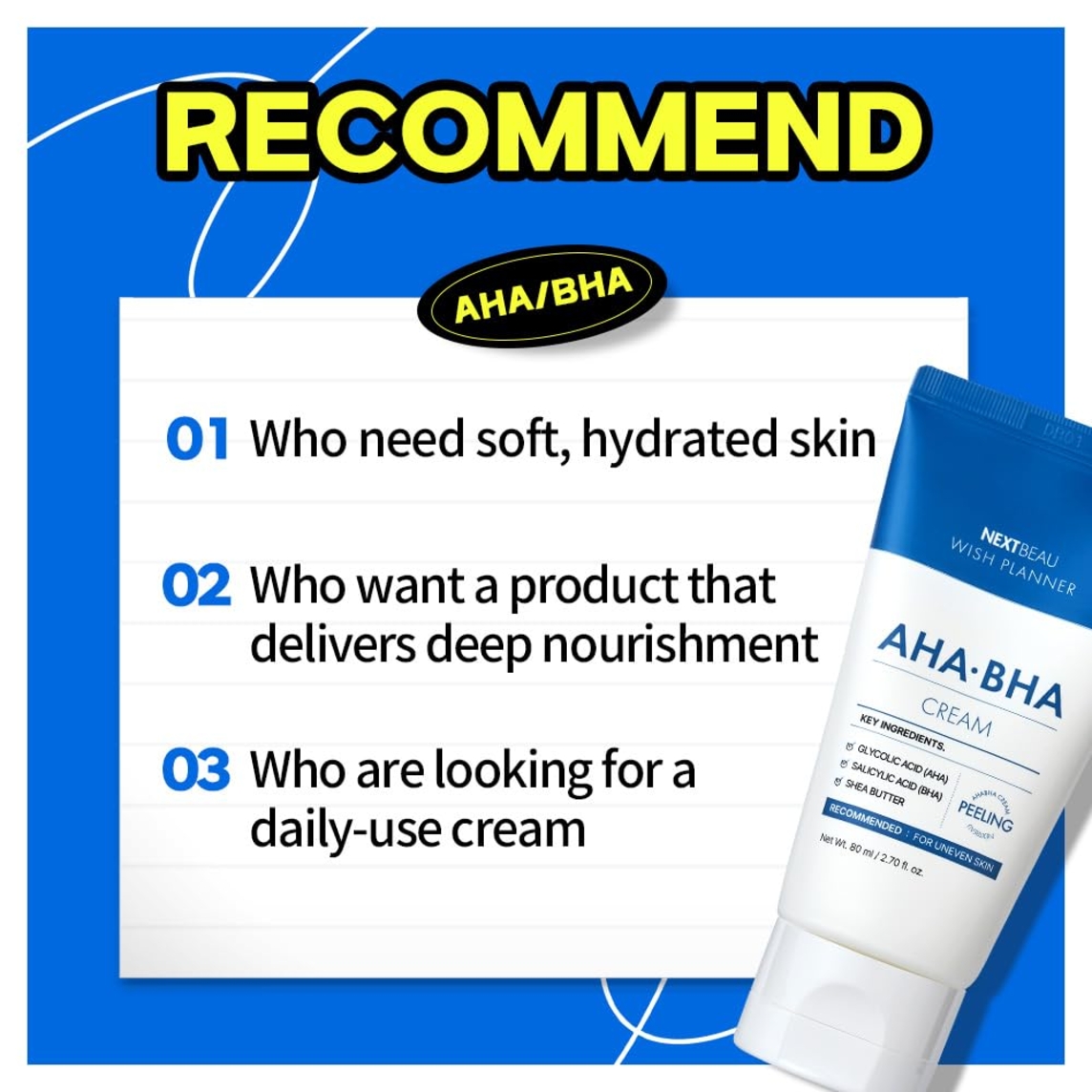 Wish Planner Aha/bha Cream