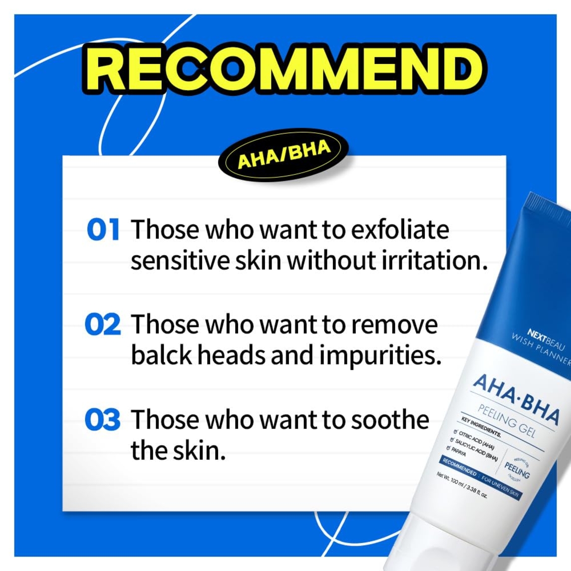 Wish Planner Aha/bha Peeling Gel