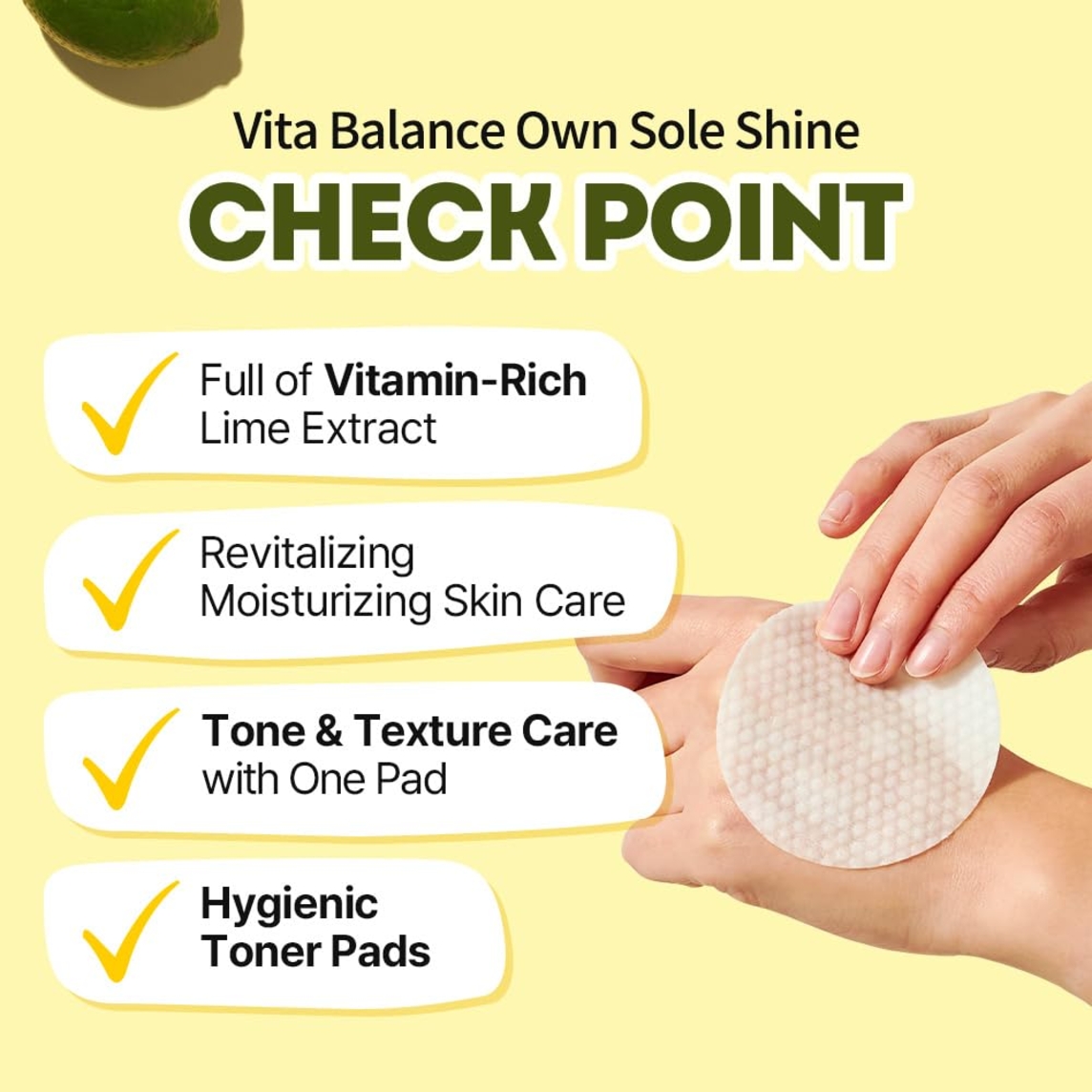 Eunyul Vita Balance Own Sole Shine Pad Toner