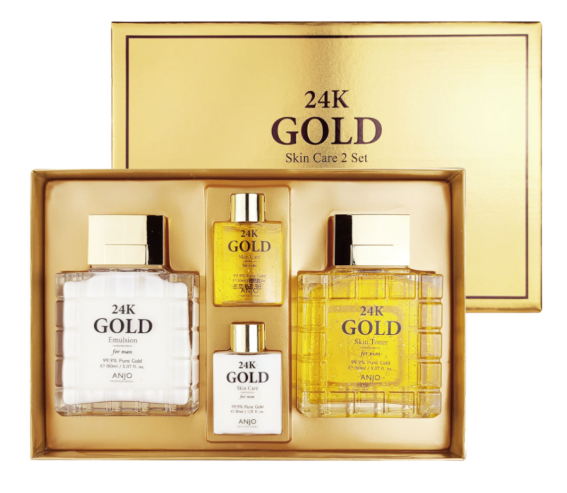 24k Gold Skin Care Set For Men
