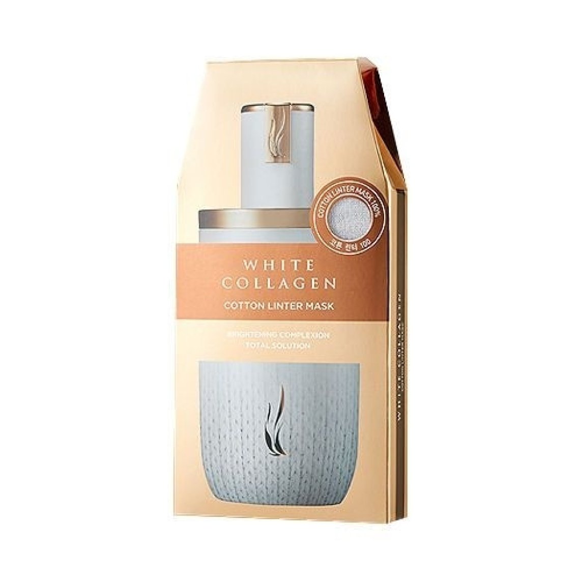 White Collagen Cotton Linter Mask 45g*5ea