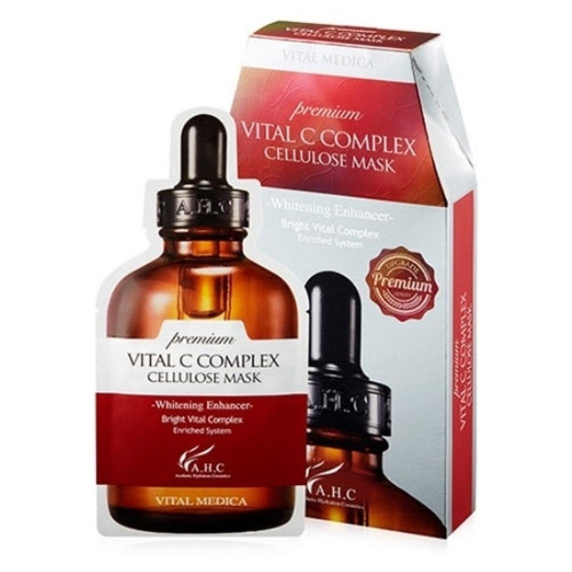 Premium Vital C Complex Cellulose Mask 27ml*5ea