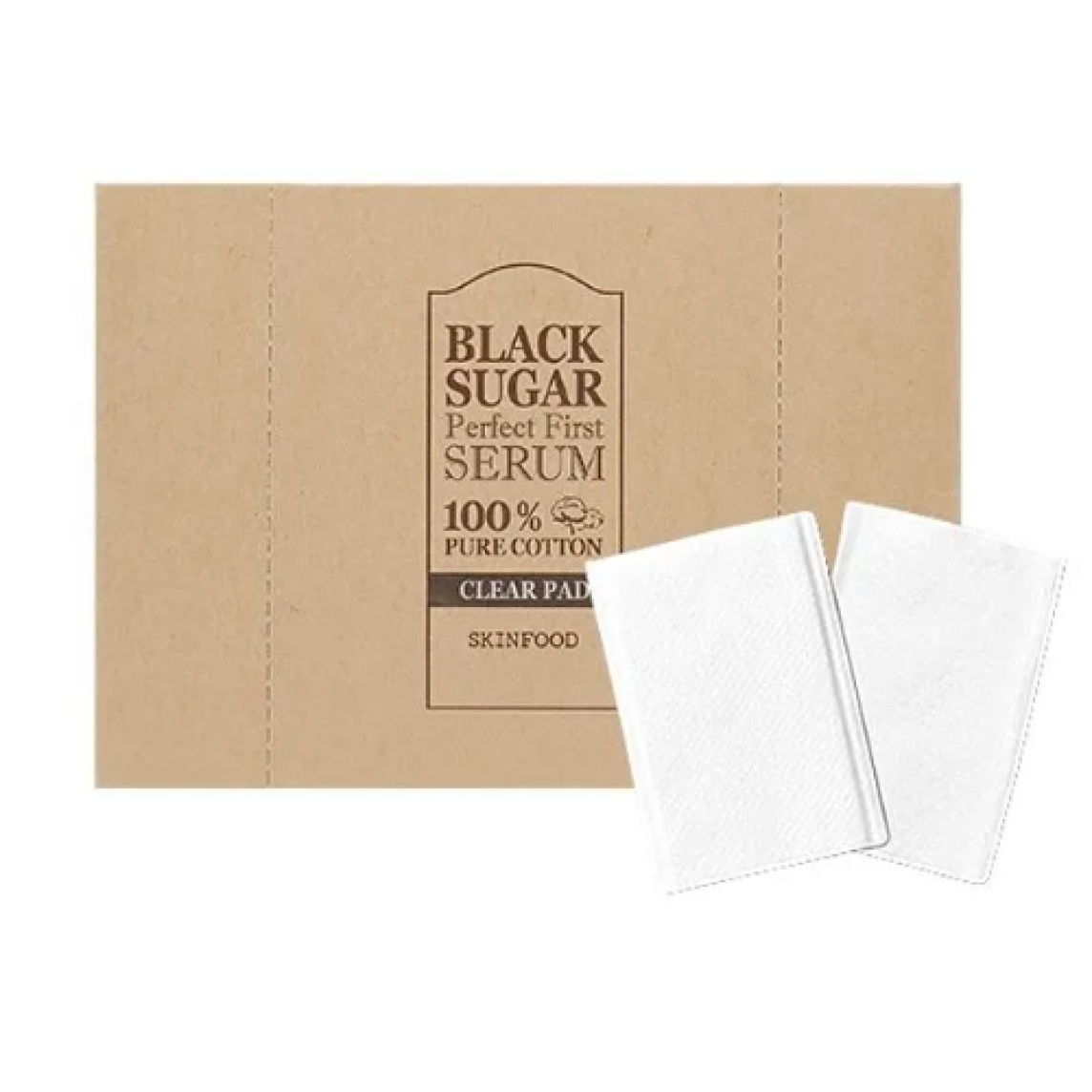 Black Sugar Perfect First Serum 100% Pure Cotton Clear Pad 60ea