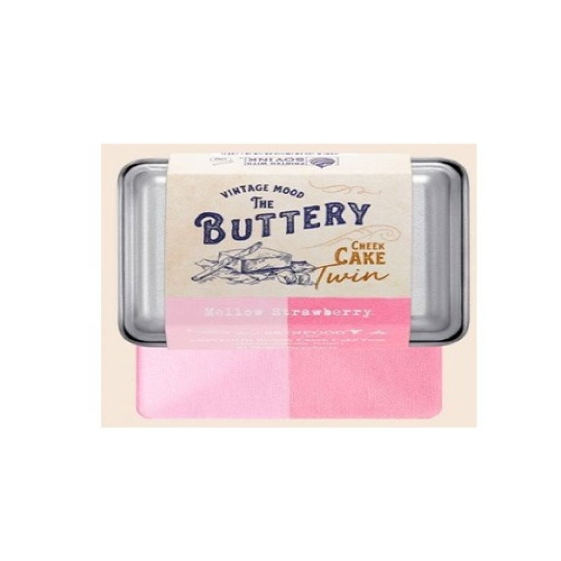 Buttery Cheek Cake Twin 01 Mellow Strawberry 9.5g