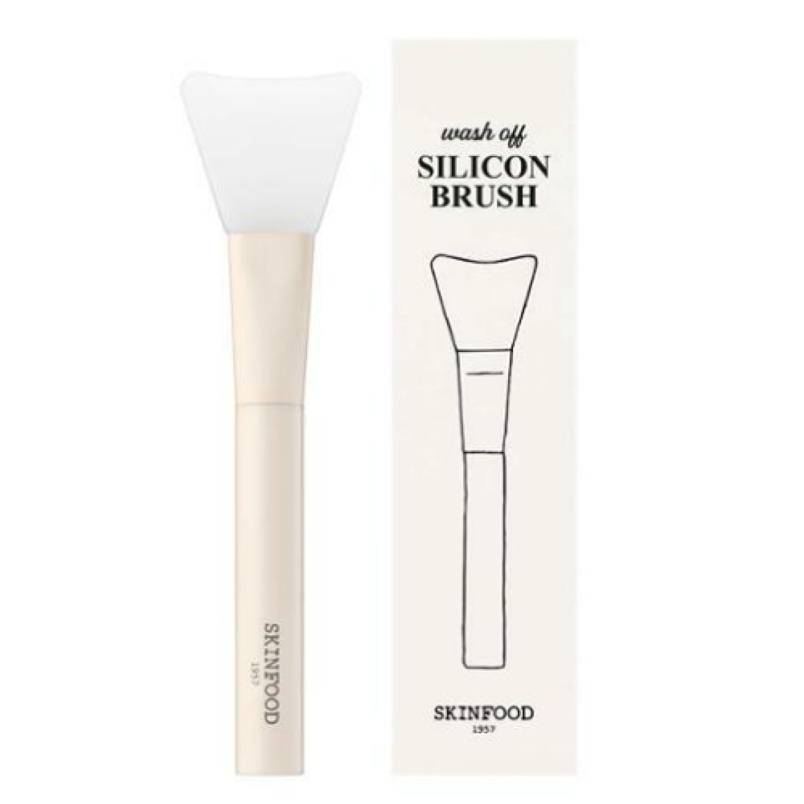 Wash Off Silicon Brush 1ea