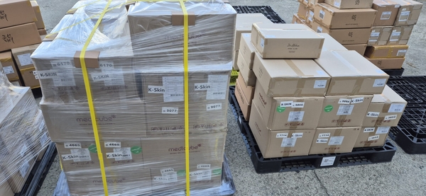 K-Skin WHolesale order palletes