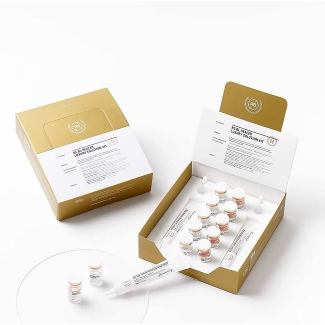 Healer Luxury Plus Solution Kit - 10vial(2types) ＆ Repair Cream20ml (2ea)