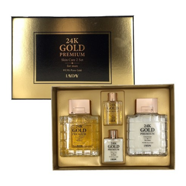 24k Gold Premium Skin Care 2 Set For Man