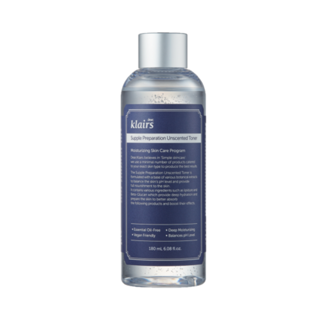 Supple Preparation Unscented Toner 180ml