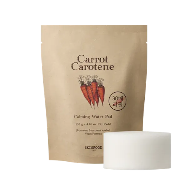 CARROT CAROTENE CALMING WATER PAD REFILL (30EA)135G