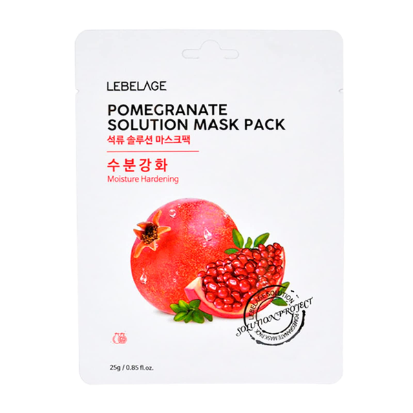 LEBELAGE POMEGRANATE SOLUTION MASK PACK 25g * 10pcs