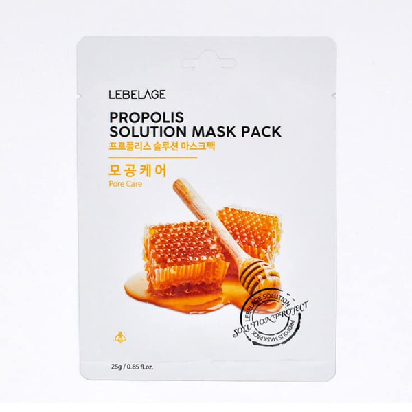 LEBELAGE PROPOLIS SOLUTION MASK PACK 25g * 10pcs