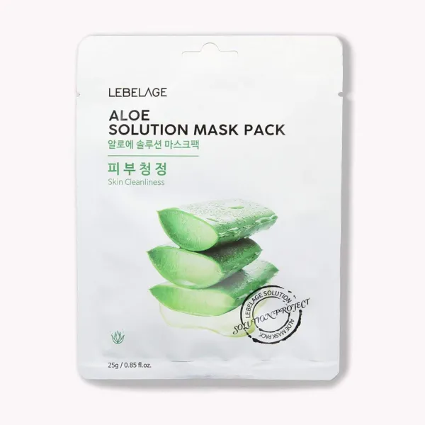 LEBELAGE ALOE SOLUTION MASK PACK 25g * 10pcs