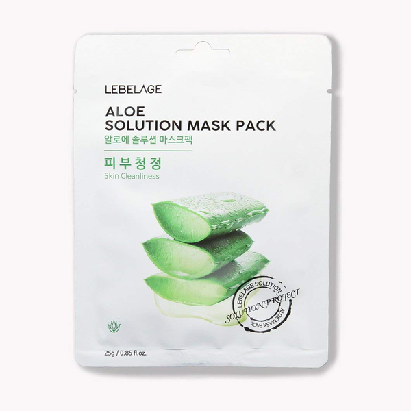 LEBELAGE ALOE SOLUTION MASK PACK 25g * 10pcs