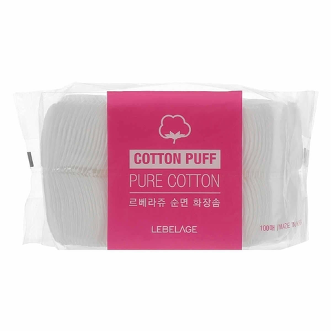 LEBELAGE COTTON PUFF PURE COTTON 100pcs