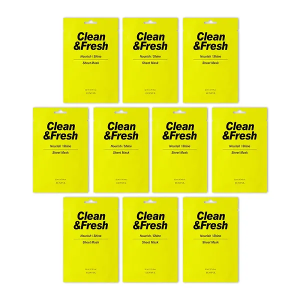 Clean & Fresh Nourish / Shine Sheet Mask 22ml