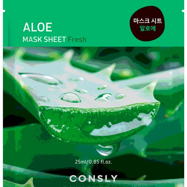 Daily Solution Aloe Mask Sheet, 25ml * 10 Pcs