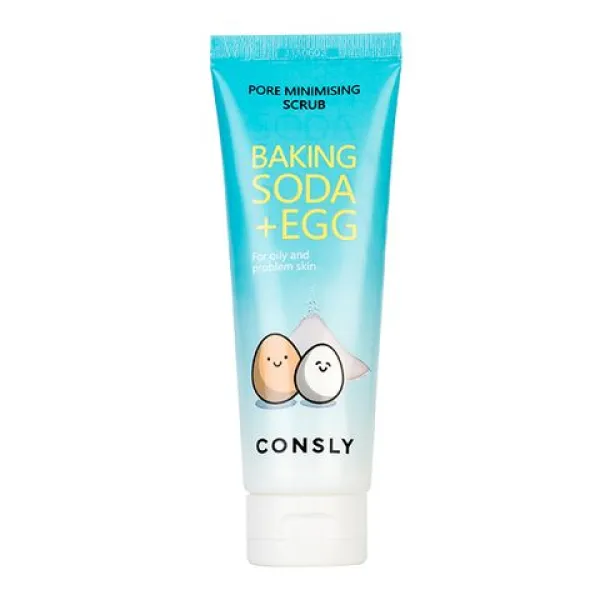 Baking Soda & Egg Pore Minimising Scrub, 120ml