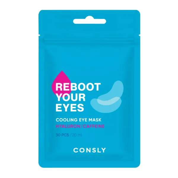 Eyes Reboot Hyaluronic Acid & Caffeine Cooling Eye Mask,30 Pcs