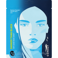 Darker Than Black Anti Acne Mask Sheet, 25ml * 10 Pcs